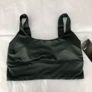 NEW Nike Swim Army Green Nessa Longline Top